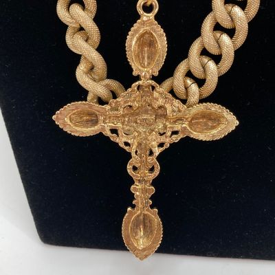 LOT 38: Large Collection of Jewelry - Designer and More - Sakata Swiss Made Pendant Watch, Art Cross, Whiting & Davis, Gold Filled...