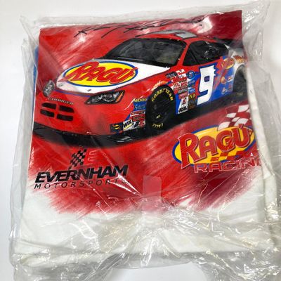 LOT 84: NASCAR Collection and More - Hats, Shirts, Sweatshirts, Drinking Glasses (Some New in Package Included)