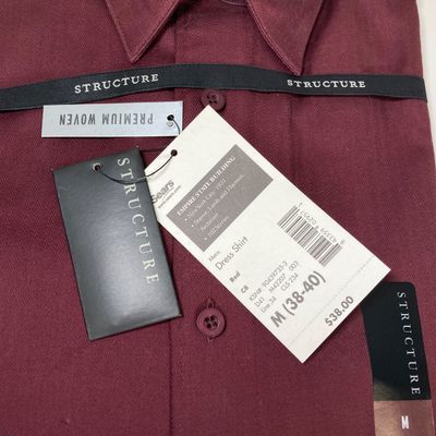 LOT 76: Men's Dress Shirts (Structure, Van Heusen, Architect) and Ties (Stafford, Ketch, Blair, Croft&Barrow) - Size M & L...