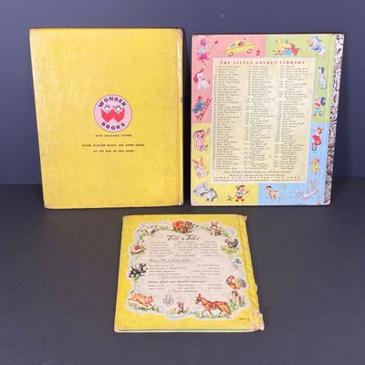 LOT 44: Vintage Books, Stickers, Ephemera and Antique Framed Halloween Wall Decor