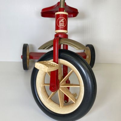 LOT 83: Vintage Toys - Metal Pepsi Delivery Truck with Radio Flyer Tricycle