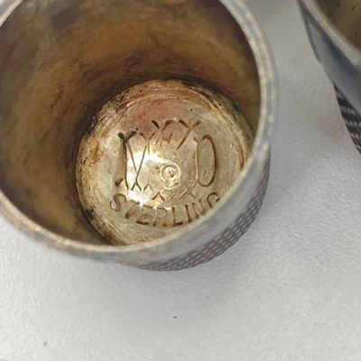 LOT 5: Three Sterling Silver Vintage Thimbles - TW 16.8g