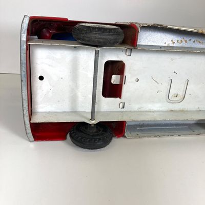 LOT 83: Vintage Toys - Metal Pepsi Delivery Truck with Radio Flyer Tricycle