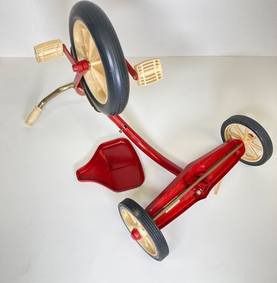 LOT 83: Vintage Toys - Metal Pepsi Delivery Truck with Radio Flyer Tricycle