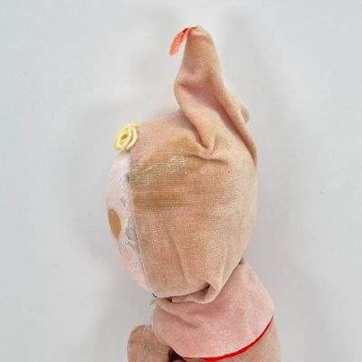 LOT 526: Vintage Collection - Large Made in Japan Knee Hugger / Elf, Post Cards and Sonoma Snowy Lodge / Cabin Coin Bank