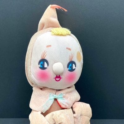 LOT 526: Vintage Collection - Large Made in Japan Knee Hugger / Elf, Post Cards and Sonoma Snowy Lodge / Cabin Coin Bank