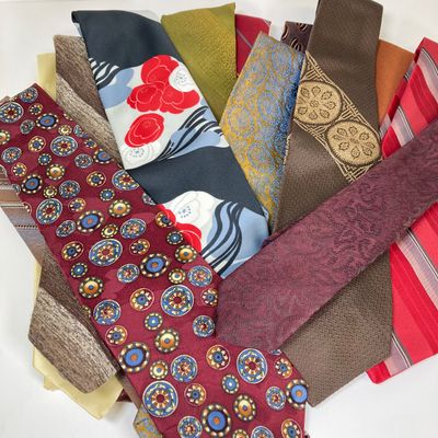 LOT 79: Vintage Men's Dress Tie Collection - Designer Styles and More