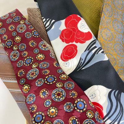 LOT 79: Vintage Men's Dress Tie Collection - Designer Styles and More