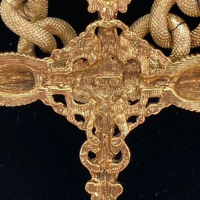 LOT 38: Large Collection of Jewelry - Designer and More - Sakata Swiss Made Pendant Watch, Art Cross, Whiting & Davis, Gold Filled...