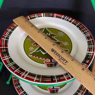 LOT 43: Holiday Collection - Two Tier Serving Stand, Metal and Plastic Cookie Cutters, Cook Books and More