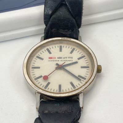 LOT 1: Assorted Jewelry - Swiss Made Mondaine EcoQuartz Watch, Pierced Earrings, Stainless Steel Ring, Bracelets and More