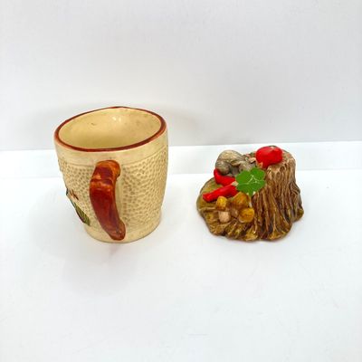 LOT 533: Vintage Collection - Ireland Good Luck Small Pitcher, Made in England Annco Craft Gnome and Rabbit, Pony Shoe, Penny Keychain,...