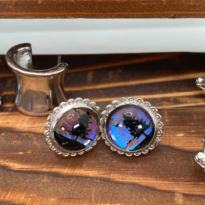 LOT 529: Large Collection of Silver Tone Jewelry - Earrings, Necklaces (Locket with Paper Scroll) and Fashion Watches