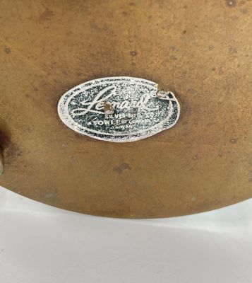 LOT 523: Vintage Brass Collection - Leonard Silver Mfg Co. Hour Glass, Lantern and Lidded Trinket Bowl India