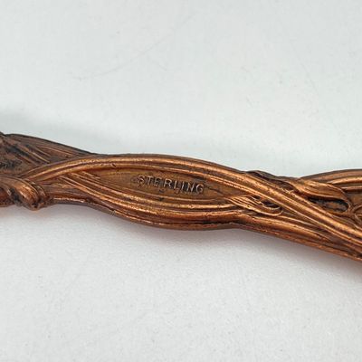 LOT 33: Vintage Sterling (Bronze Overlay) Letter Opener - TW 42.4g