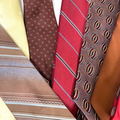 LOT 79: Vintage Men's Dress Tie Collection - Designer Styles and More