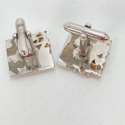 LOT 37: Collection Men's Jewelry - Cuff Links, Tie Clips / Bars (Sterling Included Tw 4.0g), Articulated Fish and More