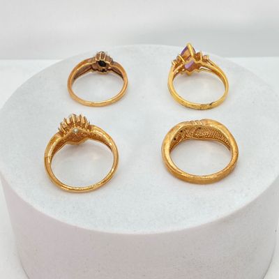 LOT 39: Large Collection of Assorted Jewelry - Sterling Earrings TW 7.3g, Napier Earrings, Fashion Rings and Pins