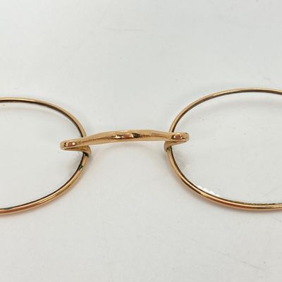LOT 71: Vintage Gold Filled Eye Glasses with Case