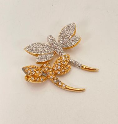 LOT 7: Collection of Brooch / Pins - Butterflies, Dragonflies Including 925 and Brown and Purple Flower