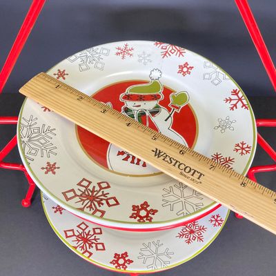 LOT 30: Holiday Kitchen Collection - Two Tier Tree Serving Plate, Metal and Plastic Cookie Cutters, Festivitree Bake Set and Storage...