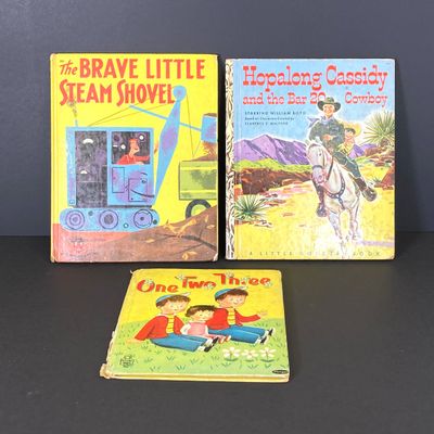LOT 44: Vintage Books, Stickers, Ephemera and Antique Framed Halloween Wall Decor