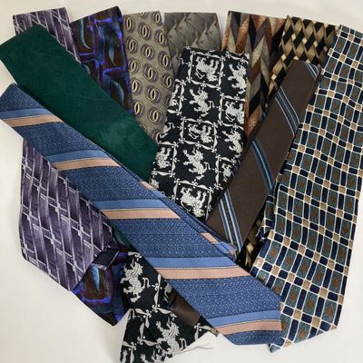 LOT 78: Collection of Men's Dress Ties - Designer and More