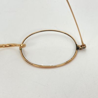 LOT 71: Vintage Gold Filled Eye Glasses with Case