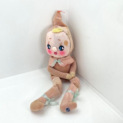 LOT 526: Vintage Collection - Large Made in Japan Knee Hugger / Elf, Post Cards and Sonoma Snowy Lodge / Cabin Coin Bank