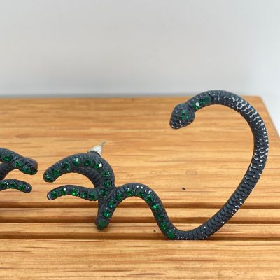 LOT 528: Assorted Rings (Wire Wrapped / Mood Style and More) with Snake Ear Cuff Set