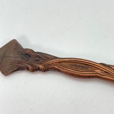 LOT 33: Vintage Sterling (Bronze Overlay) Letter Opener - TW 42.4g