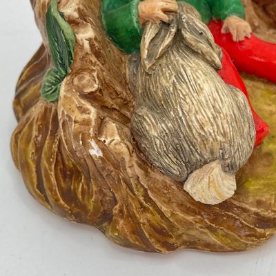 LOT 533: Vintage Collection - Ireland Good Luck Small Pitcher, Made in England Annco Craft Gnome and Rabbit, Pony Shoe, Penny Keychain,...