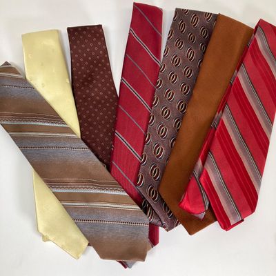 LOT 79: Vintage Men's Dress Tie Collection - Designer Styles and More