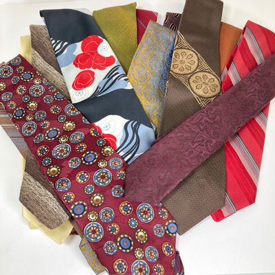 LOT 79: Vintage Men's Dress Tie Collection - Designer Styles and More