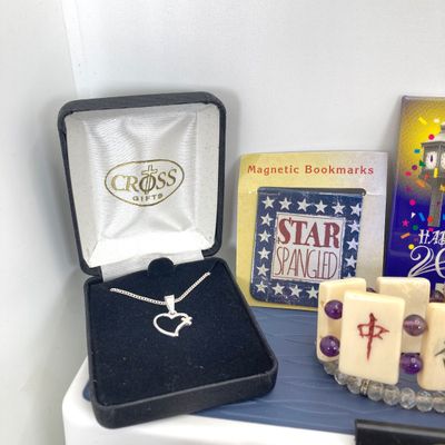 LOT 1: Assorted Jewelry - Swiss Made Mondaine EcoQuartz Watch, Pierced Earrings, Stainless Steel Ring, Bracelets and More