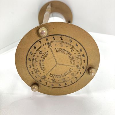 LOT 523: Vintage Brass Collection - Leonard Silver Mfg Co. Hour Glass, Lantern and Lidded Trinket Bowl India