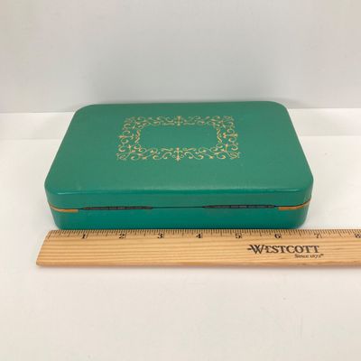 LOT 2: Collection of Assorted Fashion Rings (Avon Included) with Vintage Jewelry Box