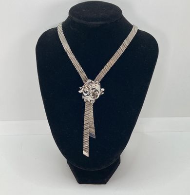 LOT 38: Large Collection of Jewelry - Designer and More - Sakata Swiss Made Pendant Watch, Art Cross, Whiting & Davis, Gold Filled...