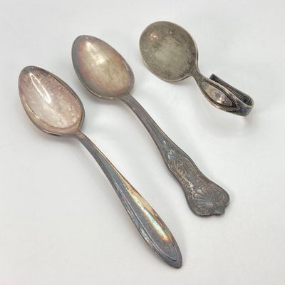 LOT 35: Collection of Assorted Silver Plated Flatware