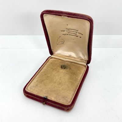 LOT 46: Unique Find - Antique 1860 Abraham Lincoln Campaign Button / Stick Pin with a Ferro Type Portrait of Abe Lincoln!!