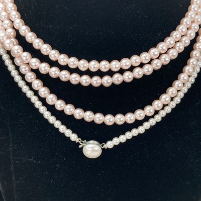LOT 38: Large Collection of Jewelry - Designer and More - Sakata Swiss Made Pendant Watch, Art Cross, Whiting & Davis, Gold Filled...