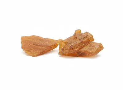 Sale Photo Thumbnail #44: Raw Baltic amber stones in natural, unpolished condition.