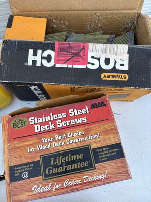 Sale Photo Thumbnail #254: See pics. Trex fasteners appear to be full box
