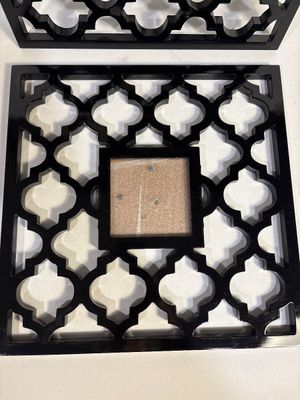 Sale Photo Thumbnail #45: 12.5” square. One can be used as small mount or table top, the other is missing the stand