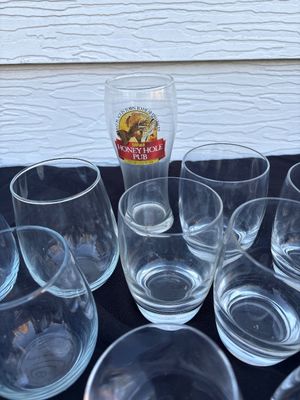 Sale Photo Thumbnail #400: Small wine in front are Riedel, captain in first mate are plastic all others glass