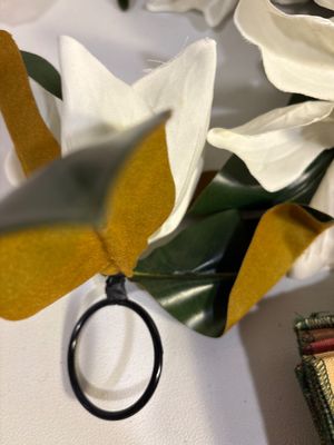 Sale Photo Thumbnail #54: 12 magnolia, 5 feather, 4 floral, 4 metal.