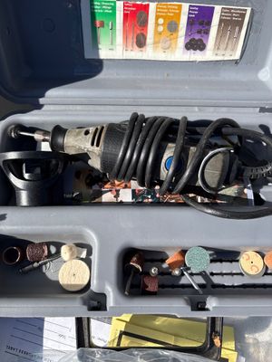 Sale Photo Thumbnail #57: Large Dremel case is empty