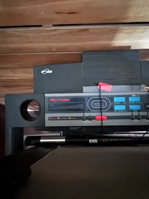 Pro-Form Folding Treadmill with EKG Grip Pulse Console