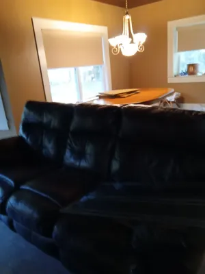 Sale Photo Thumbnail #45: Leather Reclining Couch
