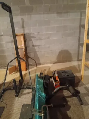 Sale Photo Thumbnail #41: Workout Bench w/Weights